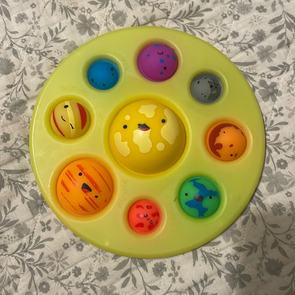 glow in the dark pop it! The planets